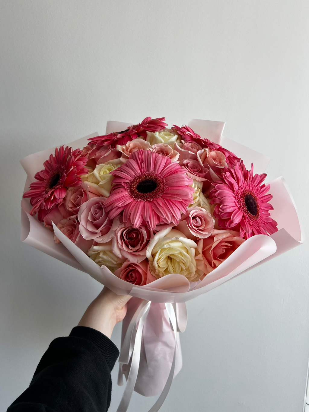 Roses & Gerberas - 50 Roses (Mix & Match)  Two Colors